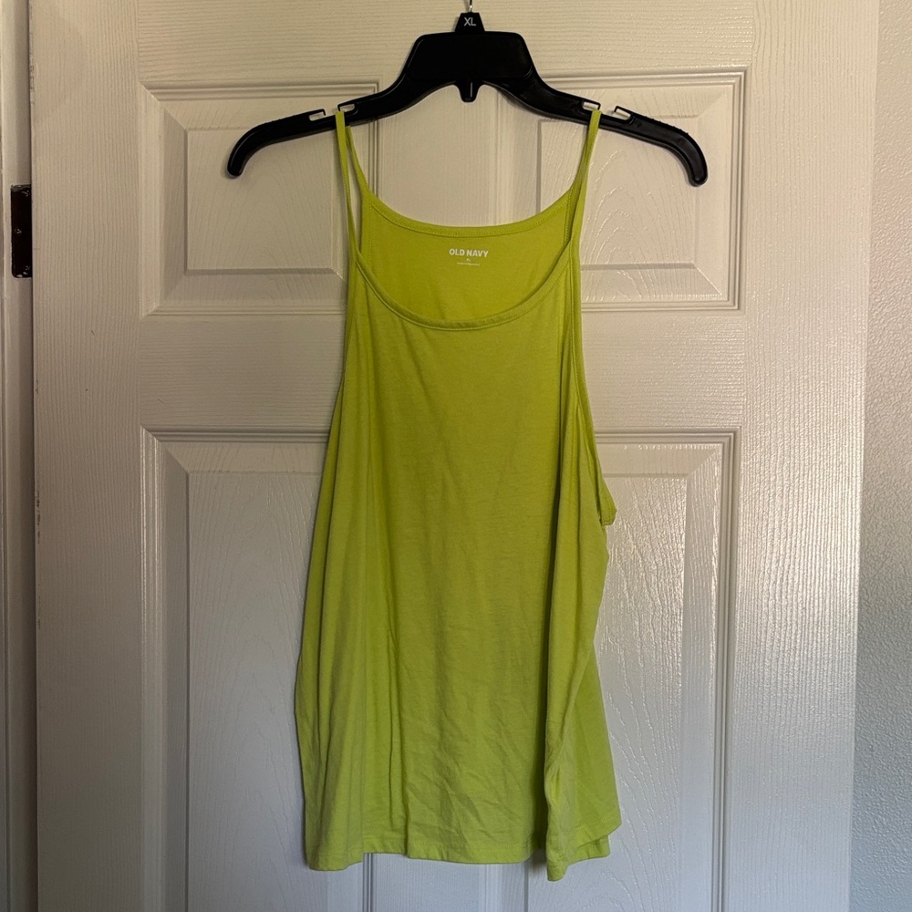 Old Navy Bright Lime Women's Tank Top